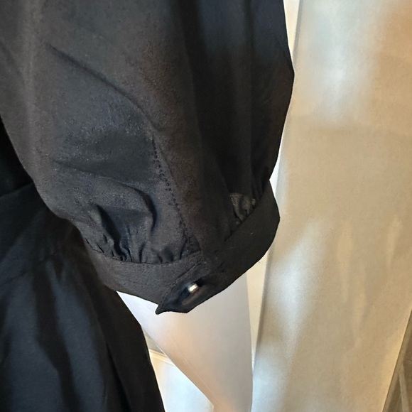 Banana Republic Factory Black Silk/Spandex Dress Size 4 - Picture 8 of 9